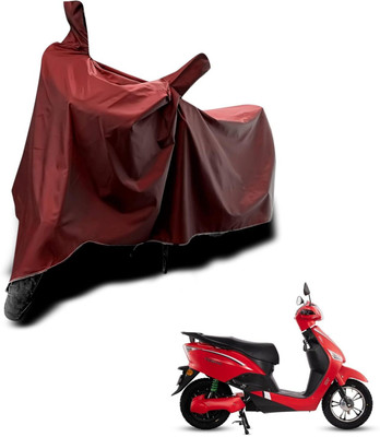 KANISHA ENTERPRISES Waterproof Two Wheeler Cover for Hero Electric(Optima CX, Maroon)
