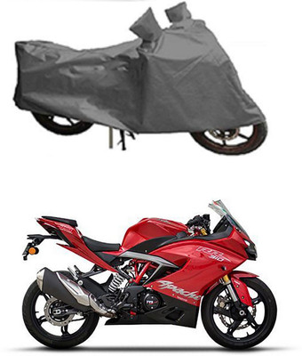 Mdstar Waterproof Two Wheeler Cover for TVS(Apache RR 310, Grey)