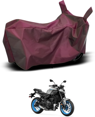 CODOKI Waterproof Two Wheeler Cover for Yamaha(MT 07, Maroon)