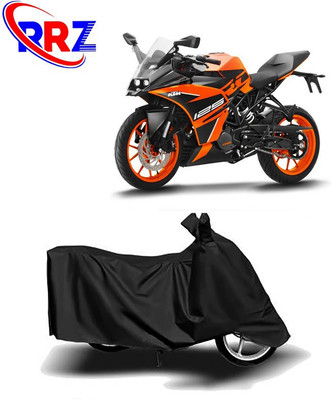RRZ Waterproof Two Wheeler Cover for KTM(RC 125, Black)