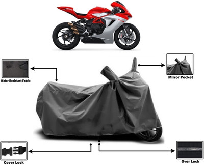 Amexride Two Wheeler Cover for MV Agusta(F3, Grey)