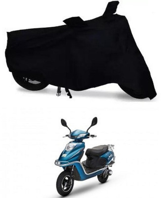 THE REAL ARV Waterproof Two Wheeler Cover for TVS(Sport 63 48V, Black)