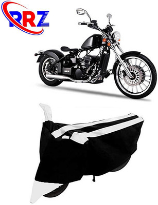 RRZ Waterproof Two Wheeler Cover for FAB Regal Raptor(Bobber 350, Black, White)