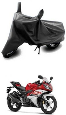 RAAMKM Two Wheeler Cover for Hero, Honda, Bajaj, Ather, TVS, Yamaha(Bobber 350, Grey)