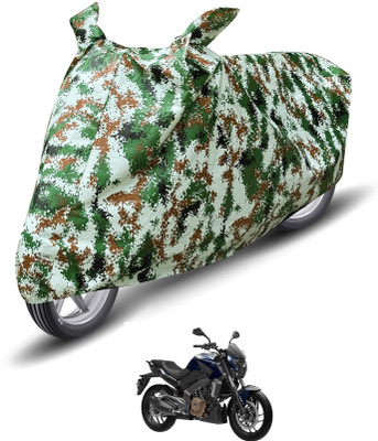 Auto Hub Waterproof Two Wheeler Cover for Bajaj(Dominar 400, Green)