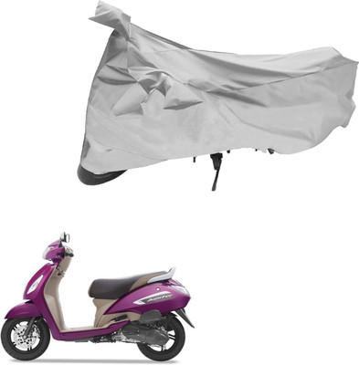 VOCADO Two Wheeler Cover for TVS(Jupiter, Silver)
