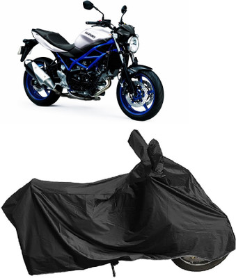 MMSSTAR Waterproof Two Wheeler Cover for Suzuki(SV650, Black)