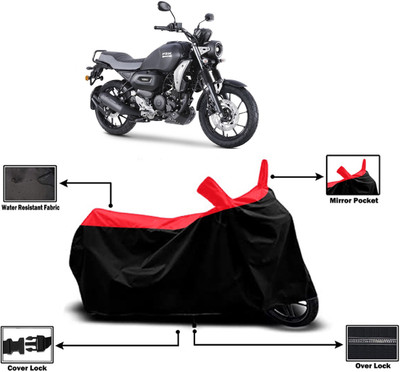 Amexride Two Wheeler Cover for Yamaha(FZ-X, Red)