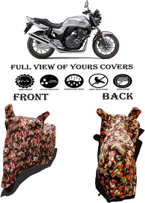 Amexride Two Wheeler Cover for Honda(CB 400, Multicolor)