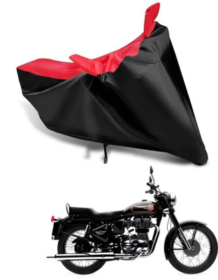 KEDIT Two Wheeler Cover for Royal Enfield(Standard 350, Red, Black)