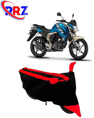 RRZ Waterproof Two Wheeler Cover for Yamaha(FZ S V3.0 FI, Black, Red)