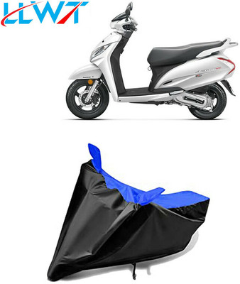 KPIND Waterproof Two Wheeler Cover for Honda(Activa 125, Black, Blue)