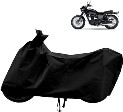 Horseyaart Waterproof Two Wheeler Cover for Kawasaki(W800 BS6, Black)