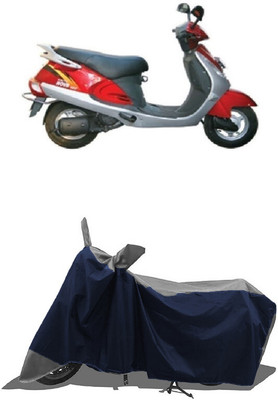SUGASHRI Waterproof Two Wheeler Cover for Kinetic(Nova, Grey, Blue)
