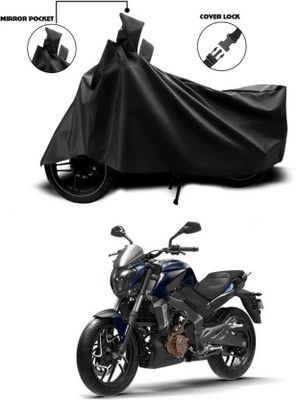 AASHTIK MART Two Wheeler Cover for Bajaj(Dominar 250, Black)