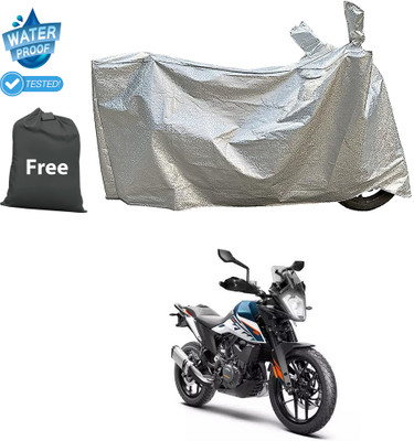 CODOKI Waterproof Two Wheeler Cover for KTM(250 Duke BS6, Silver)