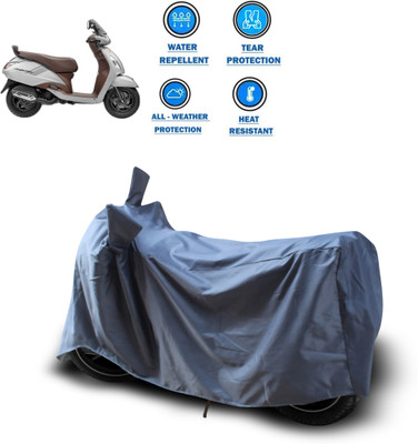 CODOKI Waterproof Two Wheeler Cover for TVS(Jupiter, Grey)