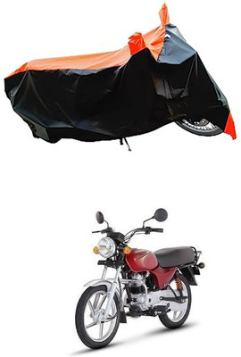 VESMEI Two Wheeler Cover for Bajaj(Boxer AT, Orange)