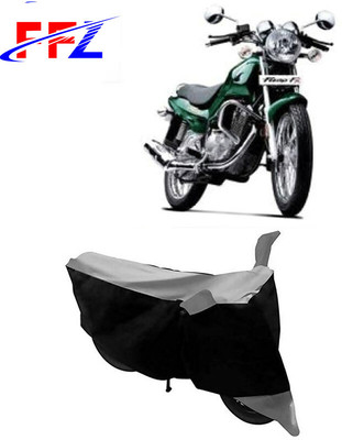 FFZ Waterproof Two Wheeler Cover for TVS(Fiero FX, Black, Grey)