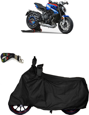 UKIGAL Two Wheeler Cover for MV Agusta(BS6, Black)