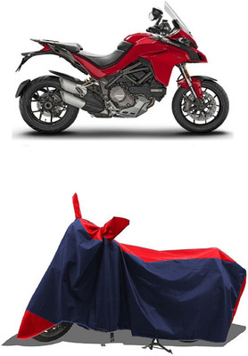 SUGASHRI Waterproof Two Wheeler Cover for Ducati(Multistrada, Red, Blue)