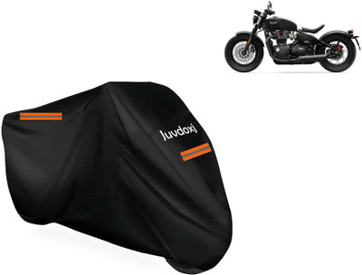 Juvdoxj Waterproof Two Wheeler Cover for Triumph(Bonneville Bobber, Black)