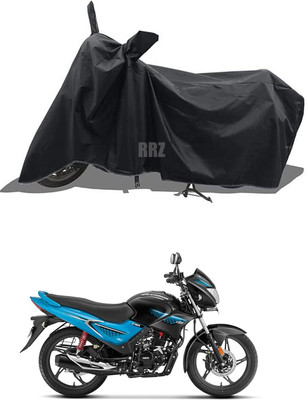 RRZ Two Wheeler Cover for Hero(Glamour FI, Black)
