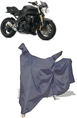Amexride Two Wheeler Cover for Triumph(Speed Triple ABS, Grey)