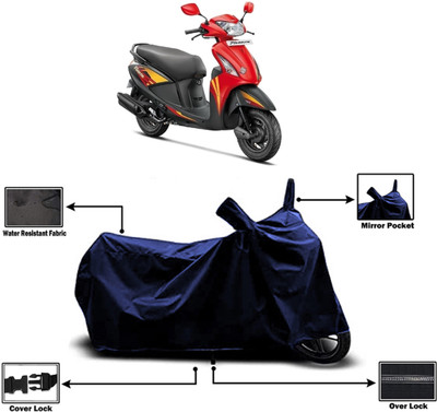 Amexride Two Wheeler Cover for Hero(Pleasure, Blue)