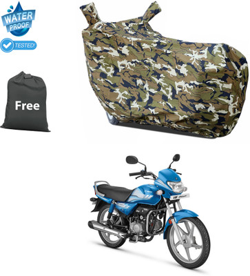 CODOKI Waterproof Two Wheeler Cover for Hero(HF Deluxe, Yellow)
