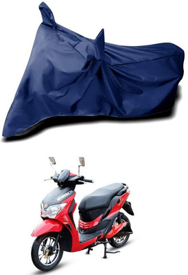 KEDIT Two Wheeler Cover for Hero(Electric Dash BS6, Blue)