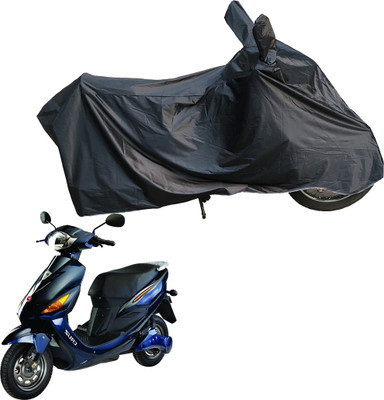 Motodreka Waterproof Two Wheeler Cover for Hero(Electric Cruz, Black)