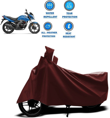 KEDIT Two Wheeler Cover for Honda(CB Unicorn 150, Maroon)
