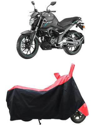 Coxtor Two Wheeler Cover for Yamaha(FZ-S Fi Version 3.0, Red)