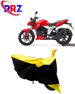 RRZ Waterproof Two Wheeler Cover for TVS(Apache, Black, Yellow)