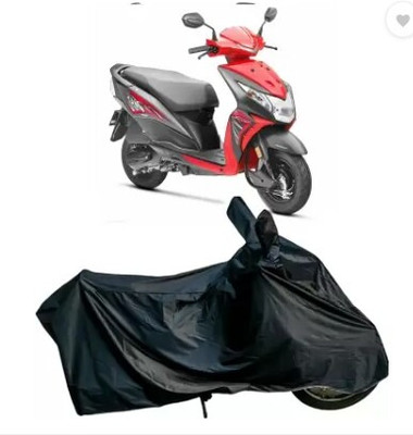 Tritika Waterproof Two Wheeler Cover for Honda(Dio, Black)
