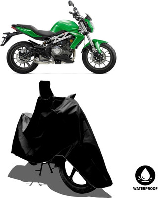Amexride Waterproof Two Wheeler Cover for Benelli(TNT 300, Black)