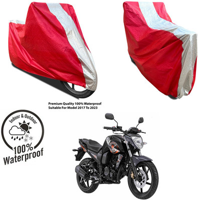 AUTOCAD Waterproof Two Wheeler Cover for Hero(Silver, Red)