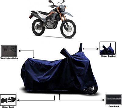 Amexride Two Wheeler Cover for Honda(CRF 250 L, Blue)