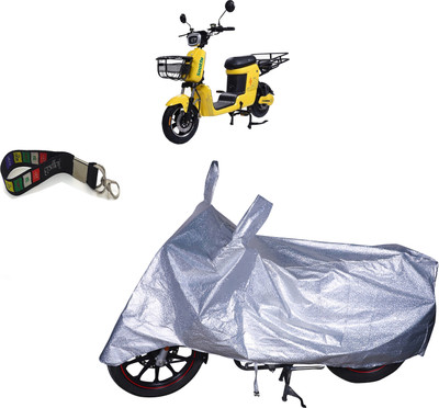 UKIGAL Waterproof Two Wheeler Cover for Techo Electra(BS6, Silver)