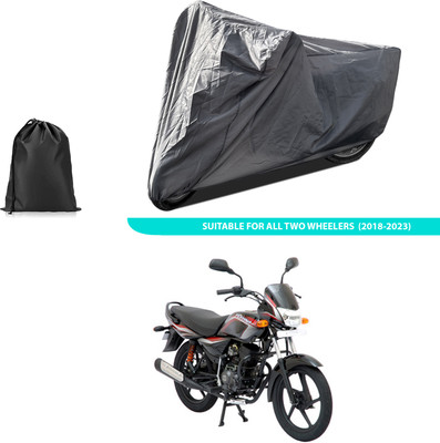 PAGORA Two Wheeler Cover for Bajaj(Platina 125, Grey)