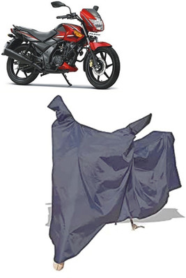 Amexride Two Wheeler Cover for TVS(Flame DS 125, Grey)