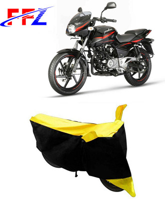 FFZ Waterproof Two Wheeler Cover for Bajaj(Pulsar 200 NS DTS-i, Black, Yellow)