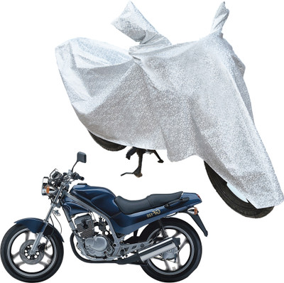 RiderShine Waterproof Two Wheeler Cover for Kinetic(GF 125, Silver)