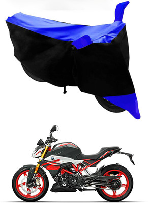 Furious3D Two Wheeler Cover for BMW(G 310 R, Blue, Black)