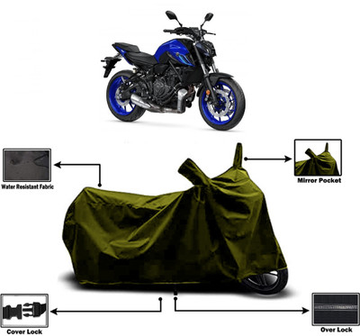 Amexride Two Wheeler Cover for Yamaha(MT 07, Green)