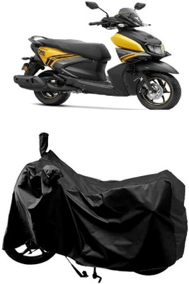 AutoKick Two Wheeler Cover for Yamaha(Ray-ZR 125FI BS6, Black)