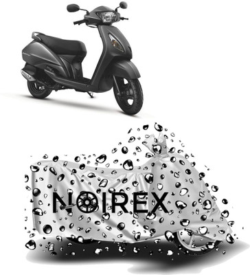 NOIREX Two Wheeler Cover for TVS(Jupiter, Silver)