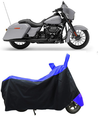 Coxtor Waterproof Two Wheeler Cover for Harley Davidson(Street Glide Special, Blue)