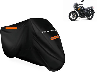 Horseyaart Waterproof Two Wheeler Cover for TVS(Flame DS 125, Black)